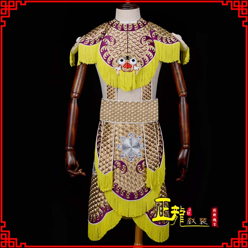 昌邑武将士兵云肩鱼鳞侉子